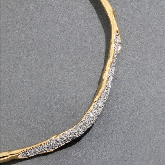 ALEXIS BITTAR Solanales Gold Crystal Skinny Collar - Picture 3 of 10